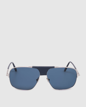 Tom Ford Silver Tex sunglasses with logo FT1096