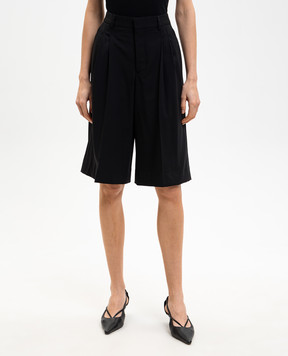 Ami Paris Black wool Bermuda shorts FSO827WV0194