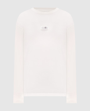 Maison Margiela MM6 White long sleeve with patch SH0NH0028M20258