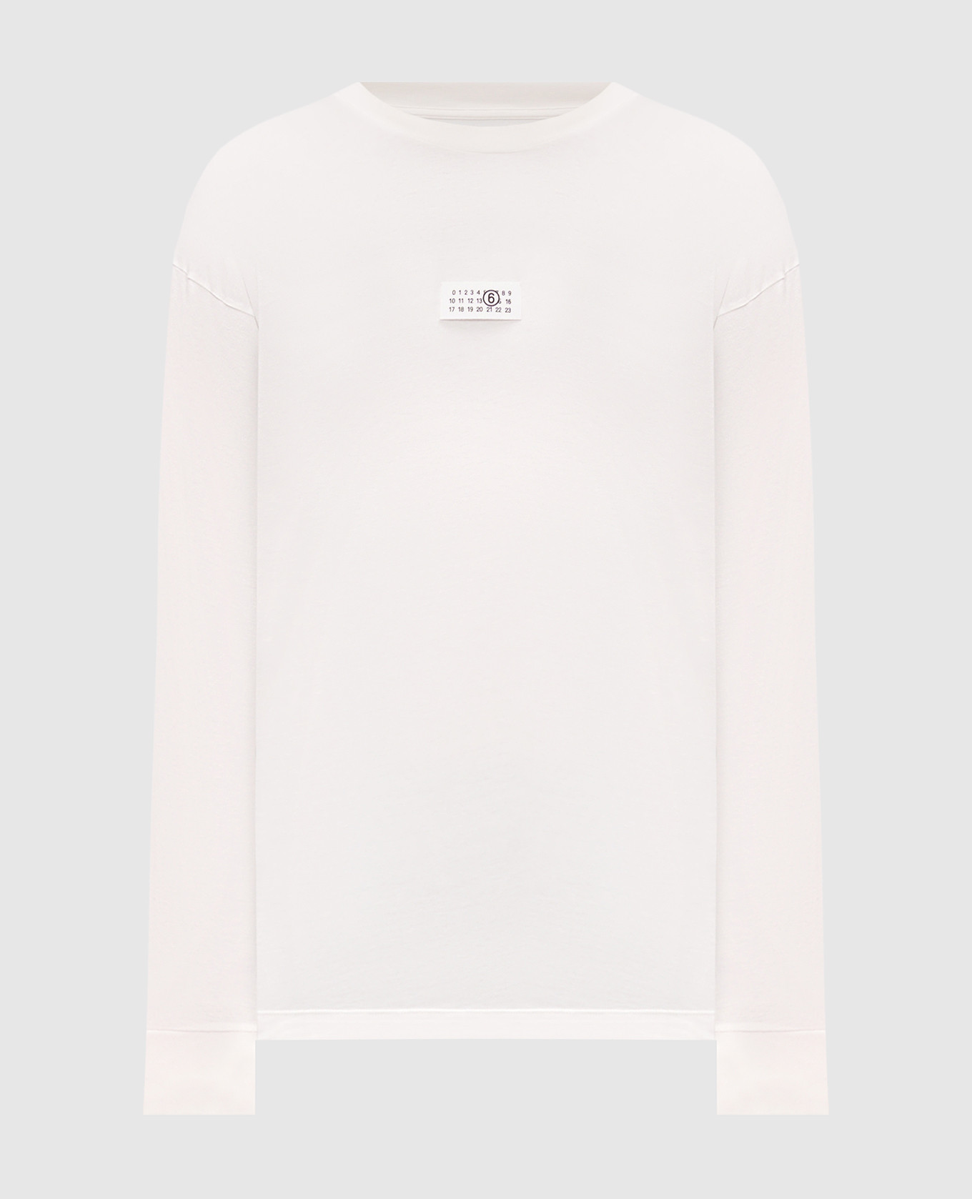 White long sleeve with patch