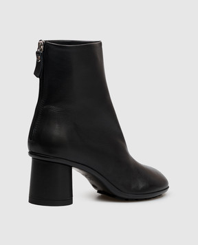AGL Black leather ankle boots CURVY CURVYBOOTIE