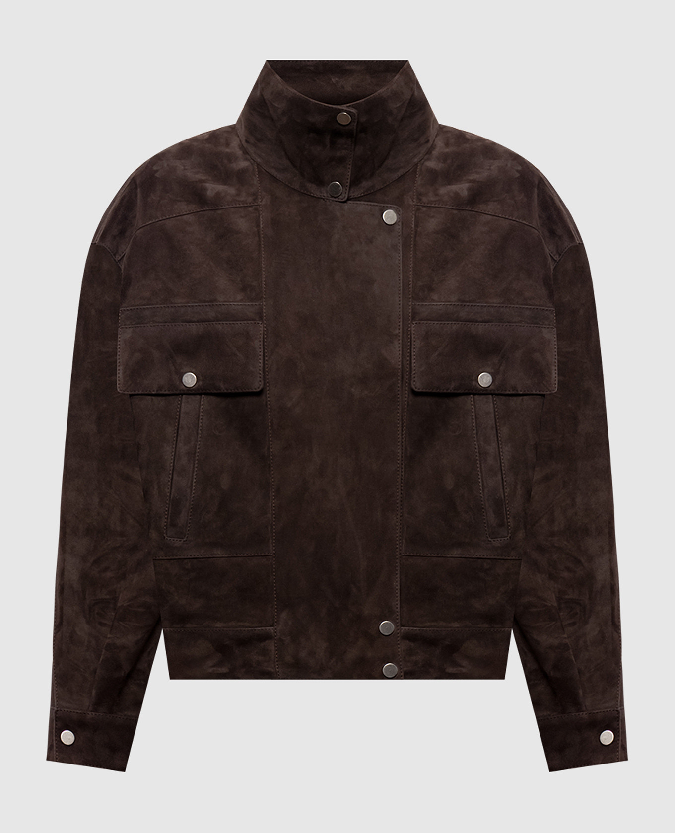 Brown suede jacket