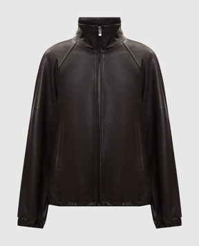 Babe Pay Pls Brown leather jacket 2602AMAZON