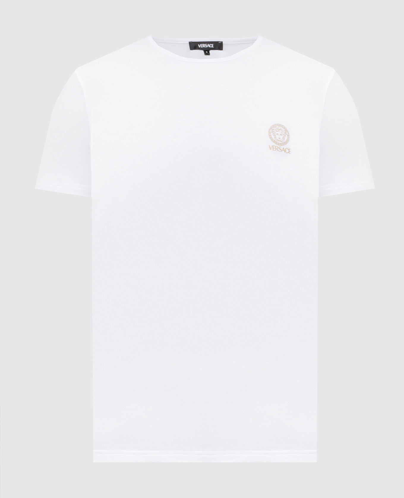 White T-shirt with Medusa emblem