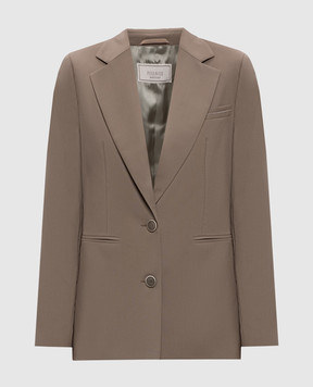 Peserico Khaki wool jacket A0120202584