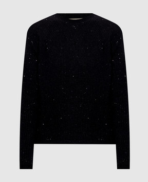 Herno Black sweater with wool MG000254D70360