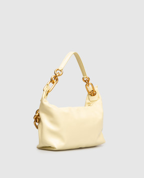 Balmain Yellow Sync leather bag FN0BS002LMTE