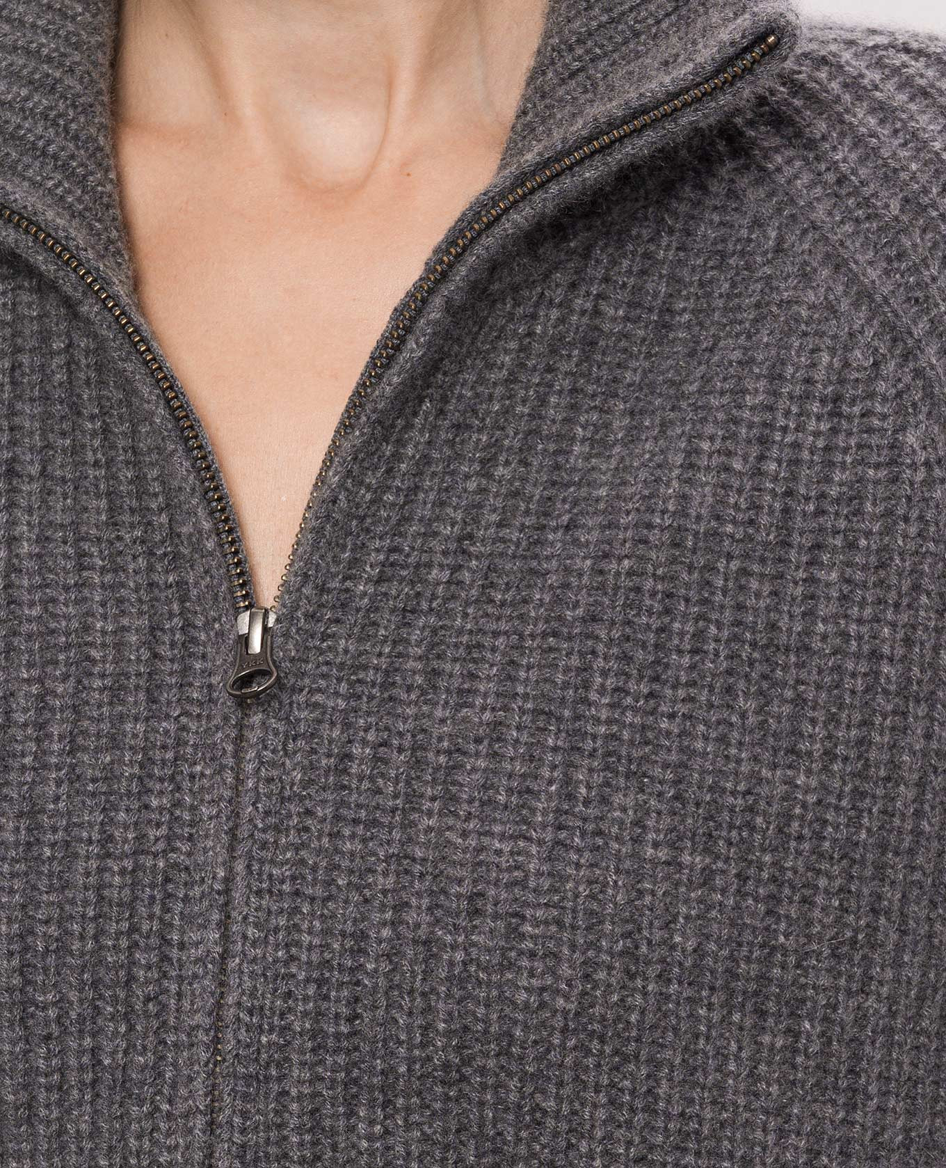 Sadie grey cashmere cardigan LISA YANG 5