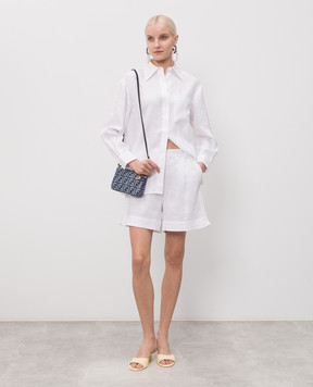 Max & Co Melia white linen shorts MCOOMELIA