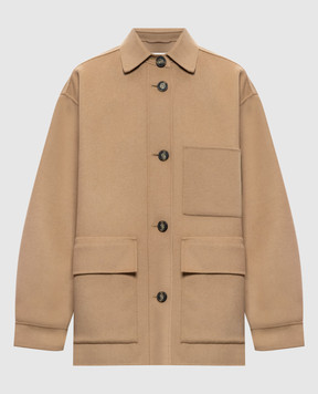 Max Mara Weekend Beige FOLK wool coat WKDFOLK