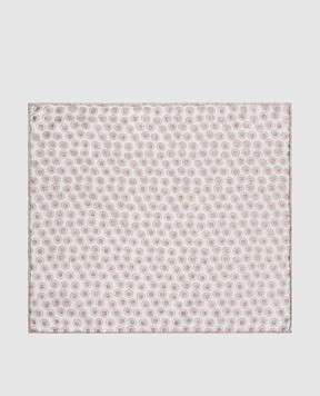 Brunello Cucinelli Beige silk pachet scarf MX8720091