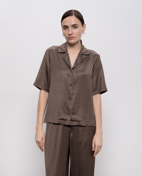 Peserico Brown blouse A0640606638