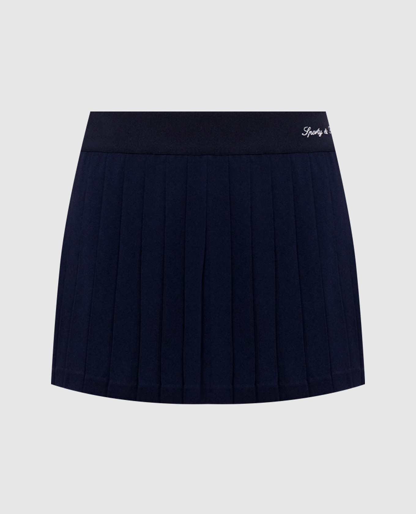 Jupe plissée bleue