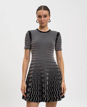 Simkhai Baylor black patterned dress 5251212K