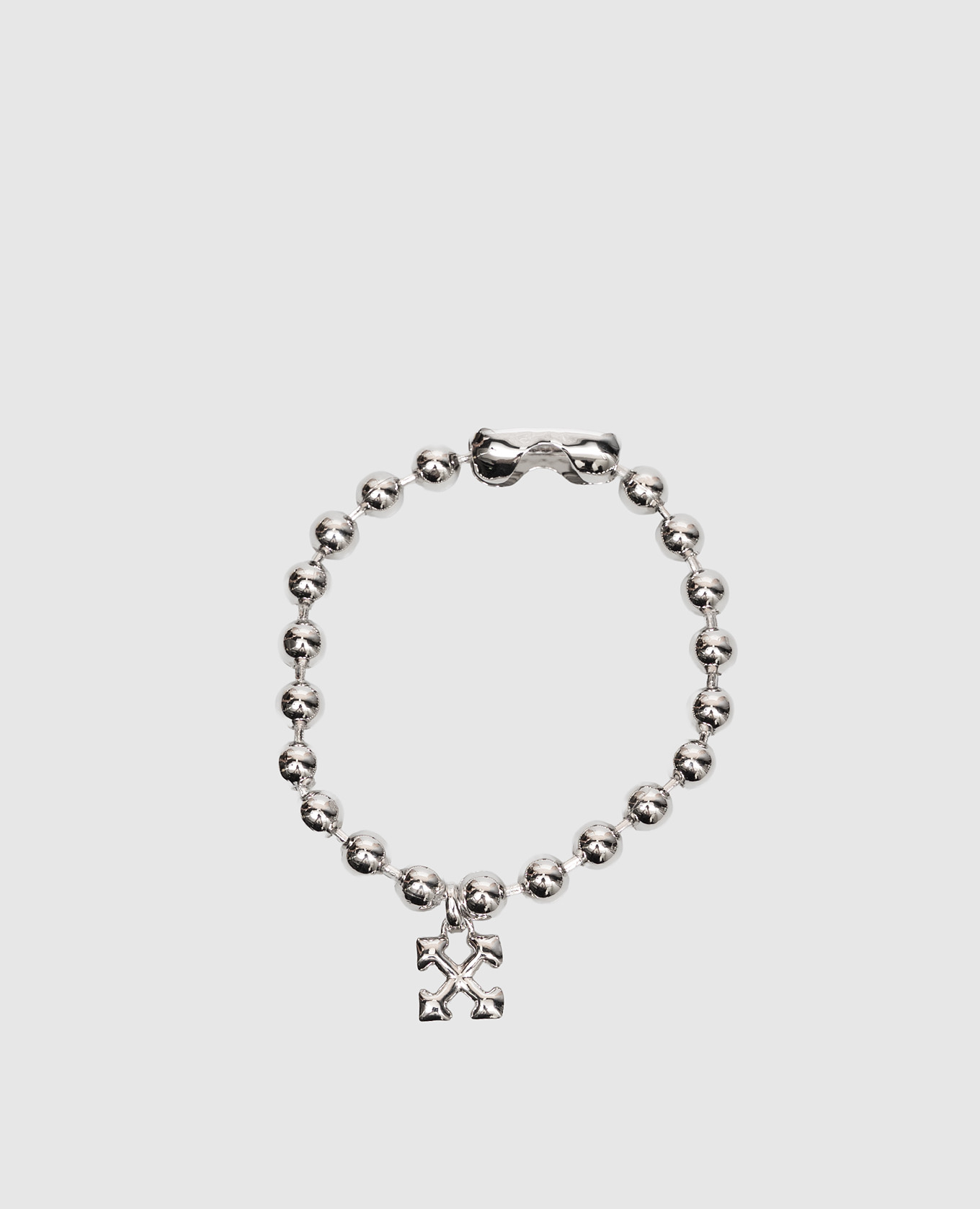 Silver bracelet with pendant