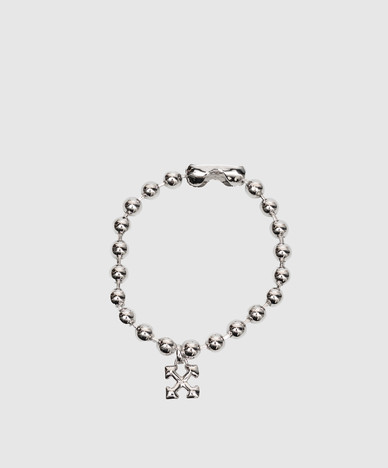 Silver bracelet with pendant