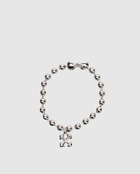 Off-White Silver bracelet with pendant OMOA10WC99MET001