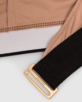 Tom Ford Beige bralette with logo BRJ009JEX011