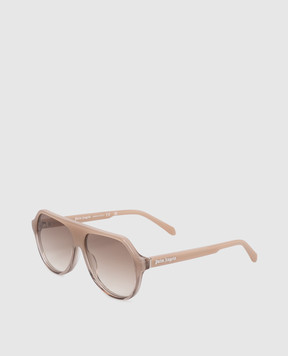 Palm Angels Beige Kelso sunglasses PA1026171759