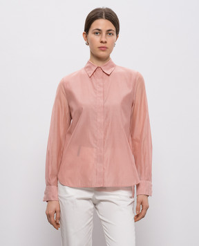 Peserico Pink silk shirt A0631608372