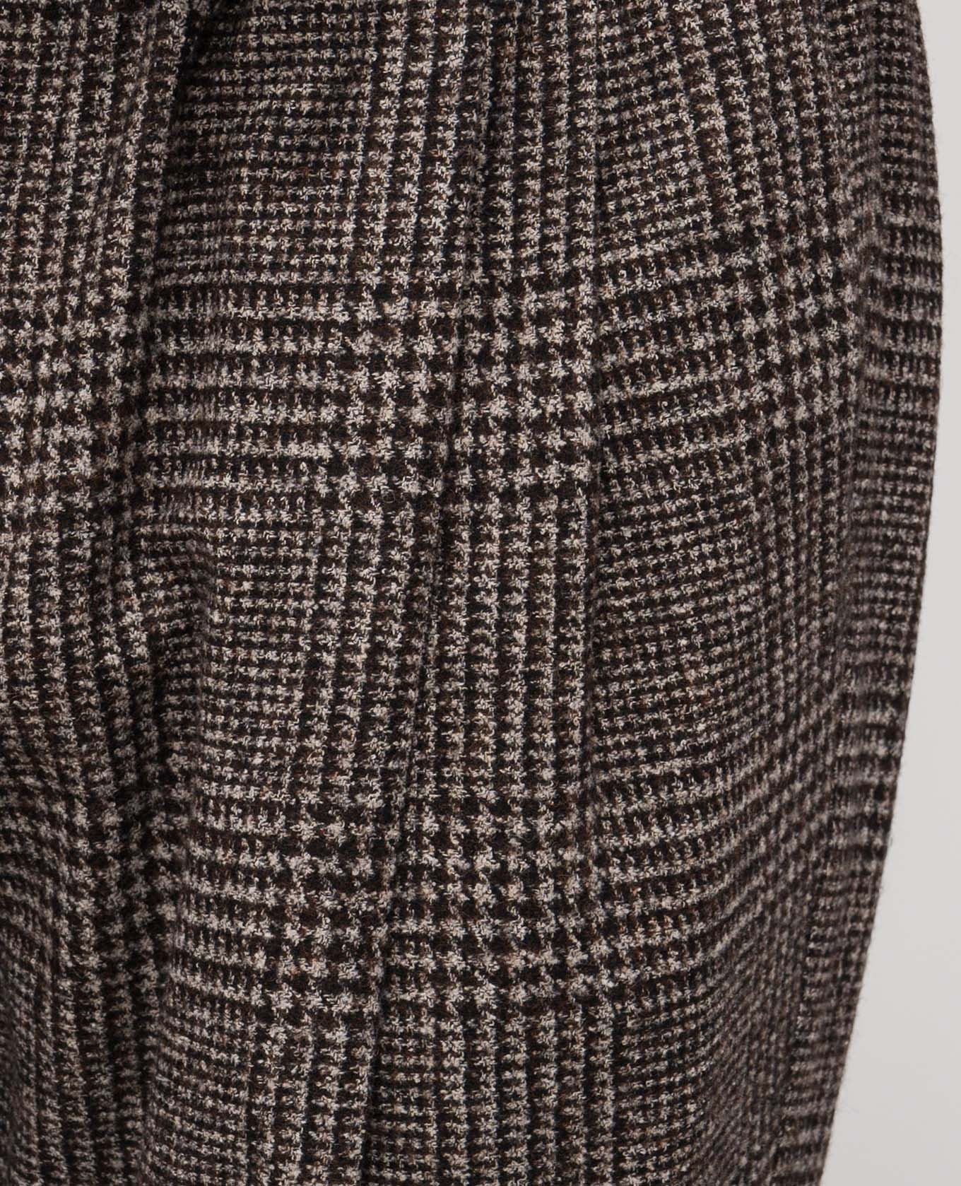 

Brown checked wool pants Dolce&Gabbana