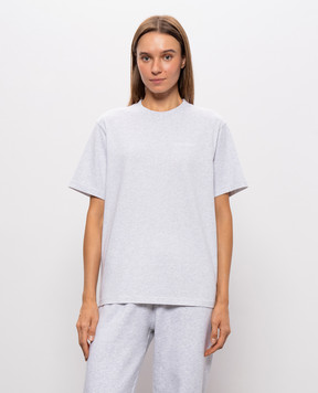 Sporty & Rich Grey melange T-shirt TO11984300GY03w