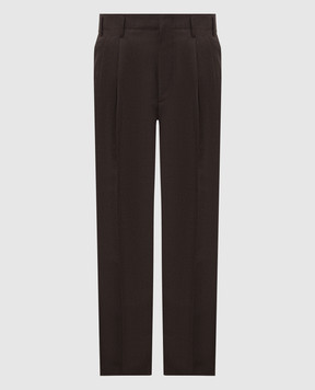 Brunello Cucinelli Brown wool pants ME267S2440