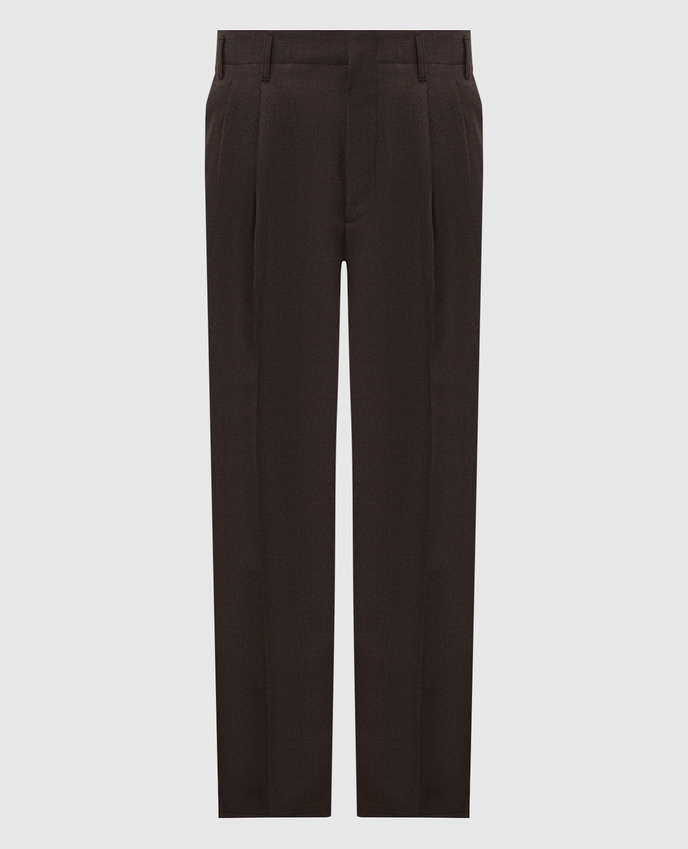 Brown wool pants