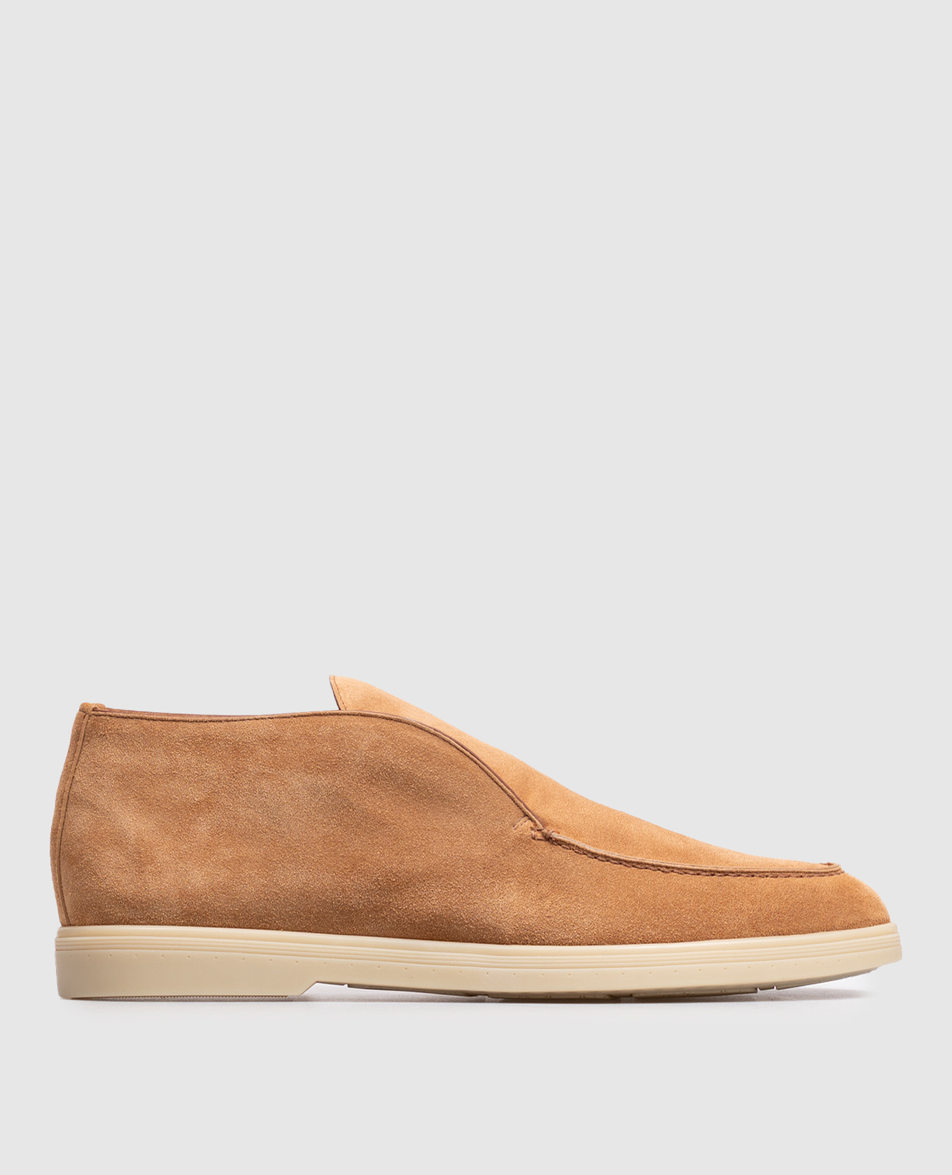 Brown suede deserts