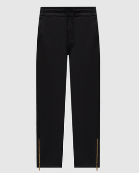 Balmain Black sweatpants GH1PQ438JL34