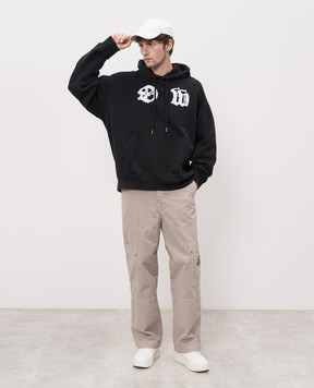 Off-White Palace Arrow print black hoodie 44MBB085Z26F001