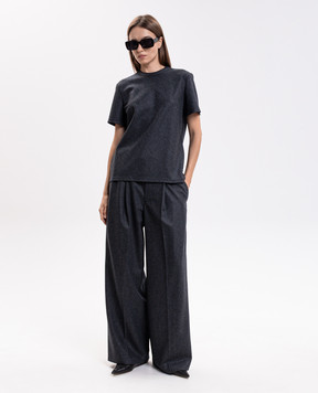 Carven Gray wool T-shirt 6252K21036