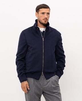 Brunello Cucinelli Blue wool jacket MV4676379