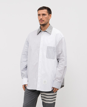 Thom Browne Gray shirt MWL381FF0313