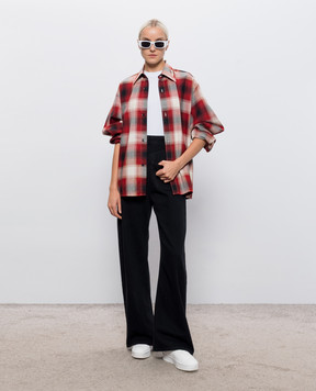AMIRI Red checkered shirt AM426SH062