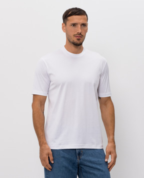 Stefan Brandt White T-shirt ELIMASTERSPUN
