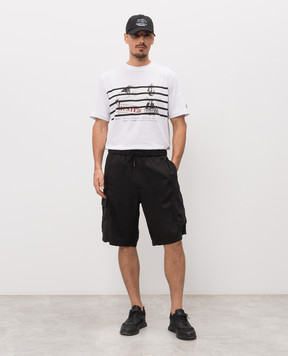 Iceberg Black cargo shorts D1105287