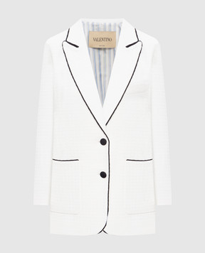 Valentino White tweed jacket 9B3CE620ACV