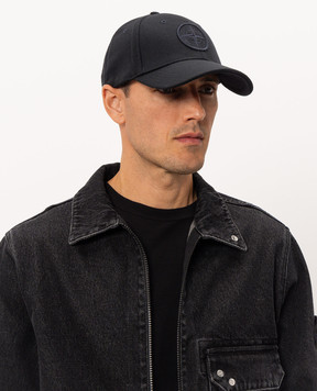 Stone Island Navy blue wool cap L2S159100010S0502