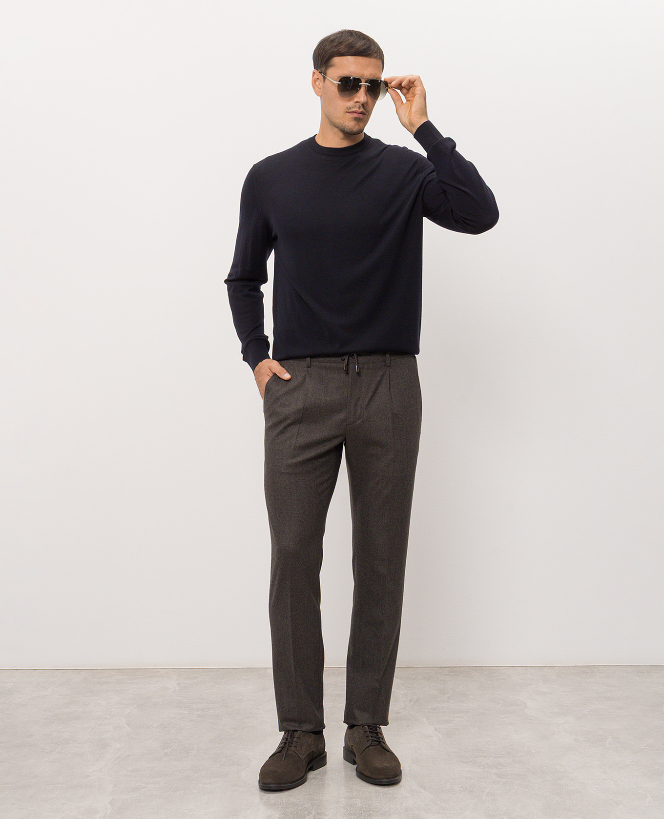 Blue wool jumper Cashmere&Whiskey 2