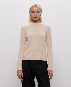 Max & Co Beige GELATO wool and cashmere sweater MCOGELATO