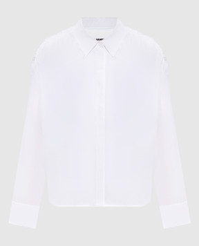 Jil Sander White shirt with drapery J02DL0281J45001