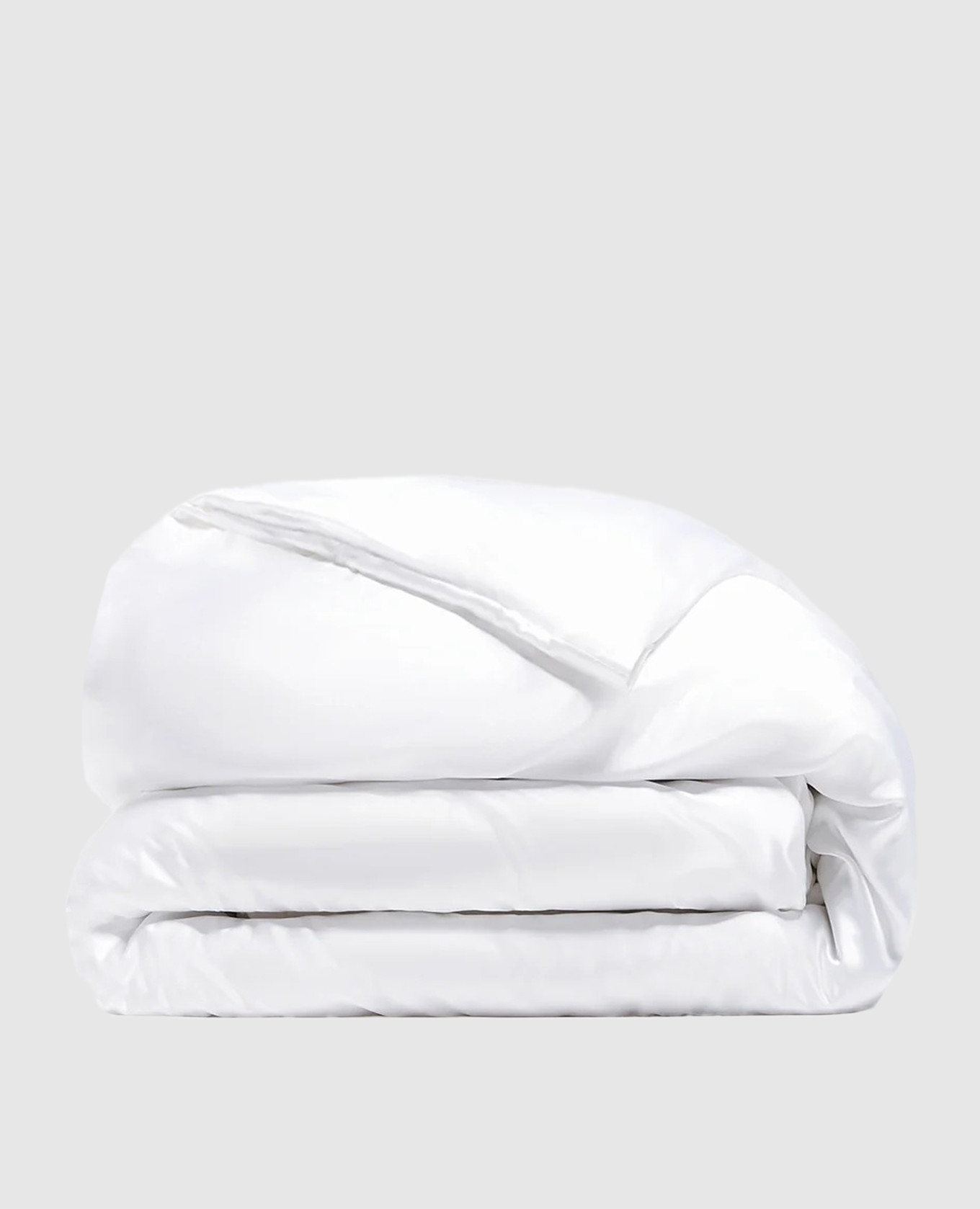 

White silk duvet cover Dore & Rose