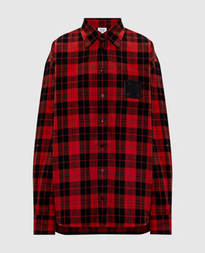 Vetements Red checkered shirt ME76FS056BRw