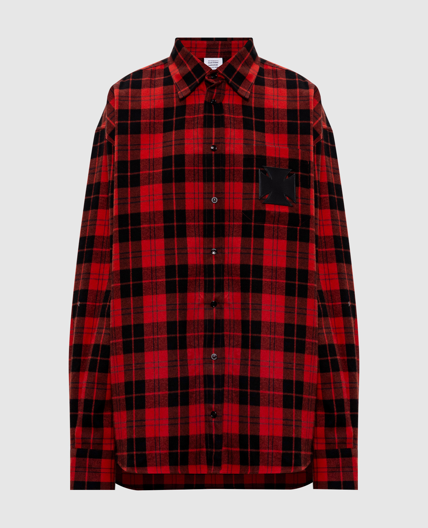 

Red checkered shirt Vetements