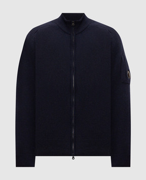 C.P. Company Blue cardigan with wool MKN088A110149A