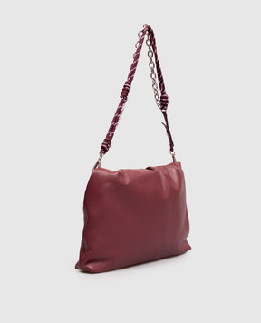 Max Mara Weekend Burgundy leather bag ASLALOM WKASLALOM