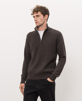 Castangia dal 1850 Patterned wool and cashmere sweater BTMOD7