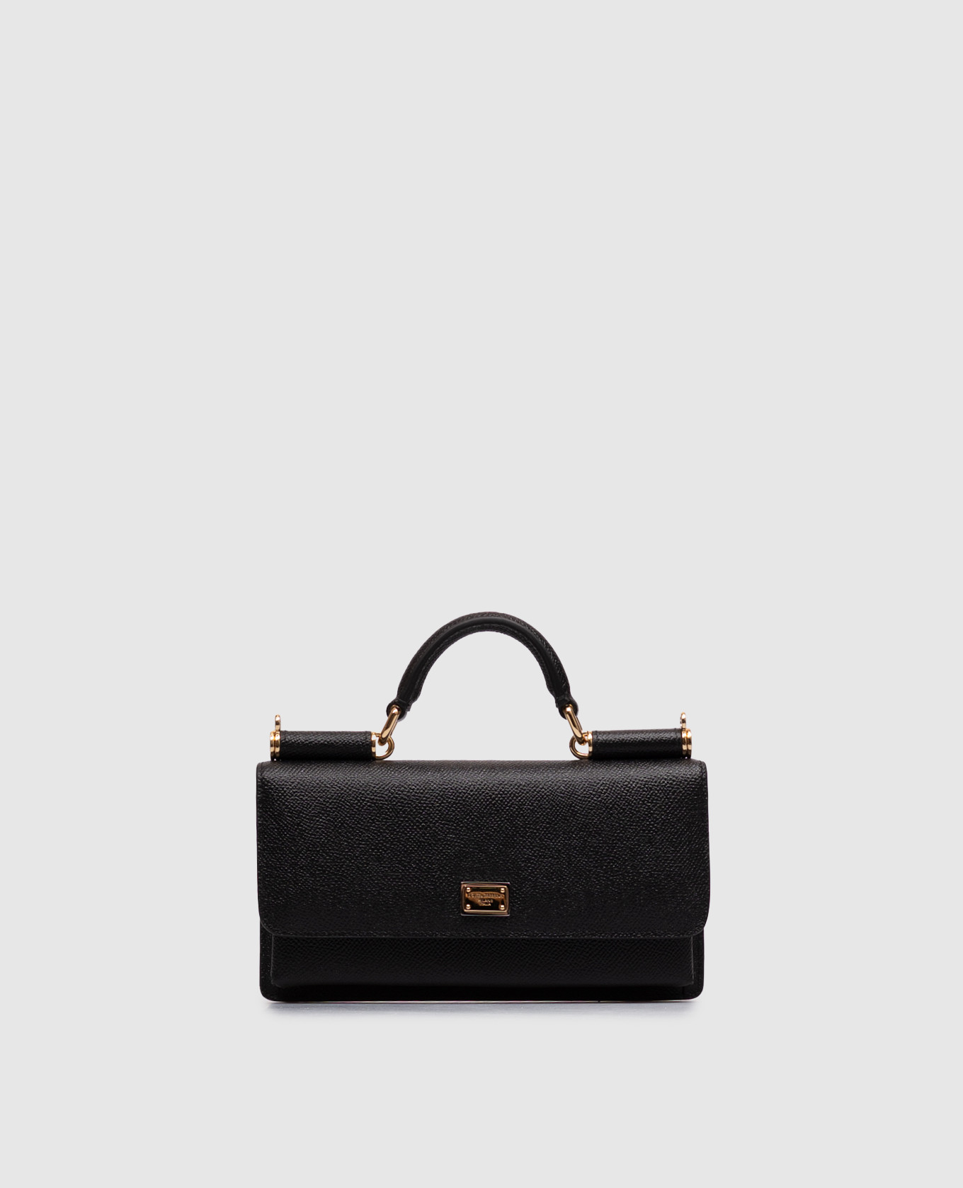 

Black Dauphine leather mini bag Dolce&Gabbana