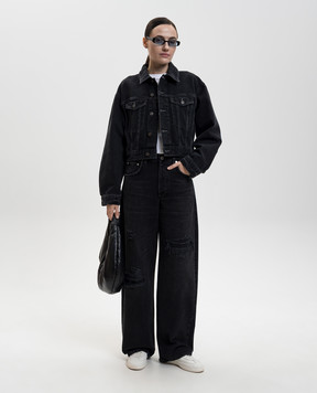 AGOLDE Redley black denim jacket A51061683